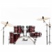 Pearl Export 20'' Fusion Drum Kit w/Free Stool, Cherry Glitter - Rack Toms
