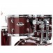 Pearl Export 20'' Fusion Drum Kit w/Free Stool, Cherry Glitter - Mid Tom
