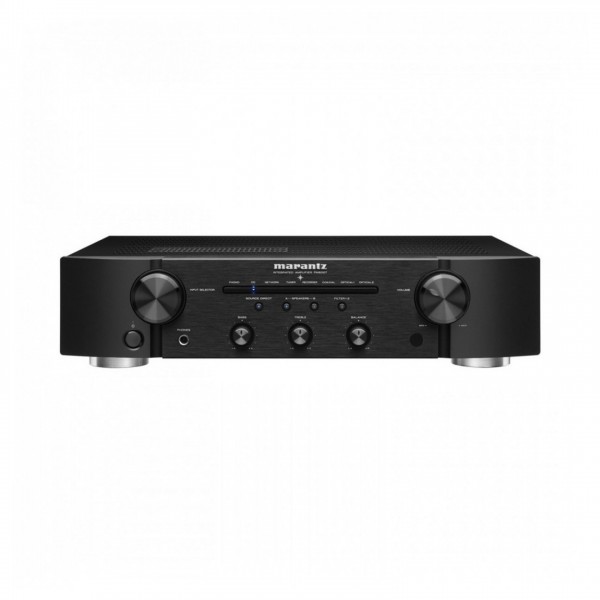 Marantz PM6007 Integrated Amplifier, Black Front View