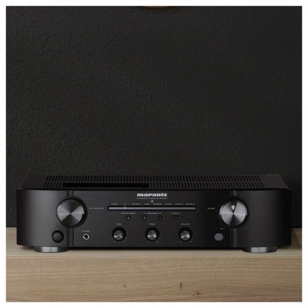 Marantz PM6007 Integrated Amplifier, Black Lifestyle View