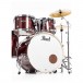 Pearl Export 22'' Rock Drum Kit w/Free Stool, Cherry Glitter - Bass Drum