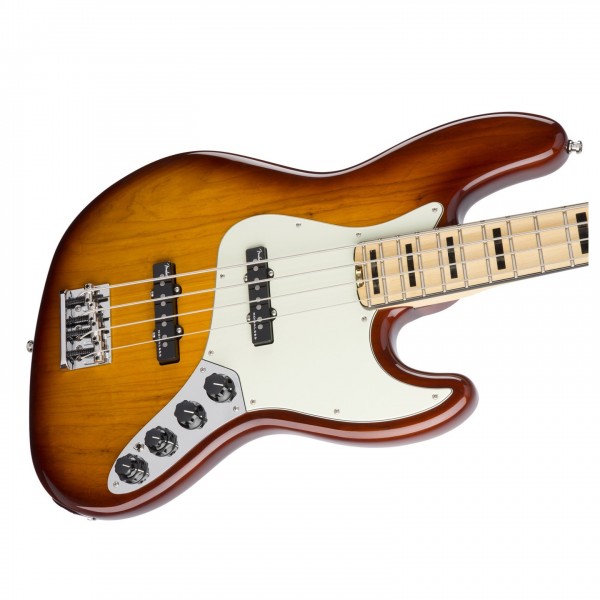 Fender American Elite Jazz Bass, Ash, MN, TBS | Gear4music