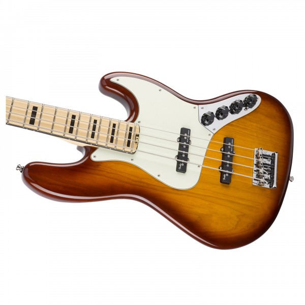 Fender American Elite Jazz Bass, Ash, MN, TBS Right