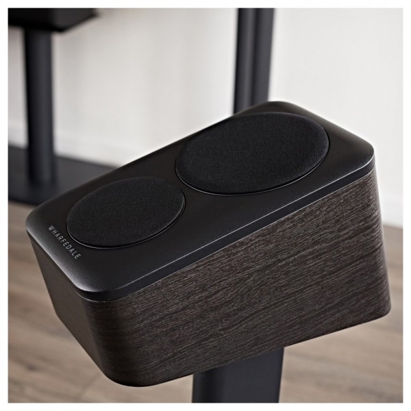 Wharfedale D300 3D Surround Speakers (Pair), Black - Lifestyle