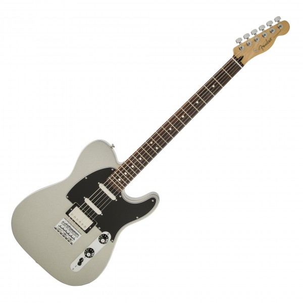 Fender Blacktop Telecaster Baritone, Ghost Silver