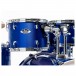 Pearl Export 22'' Rock Drum Kit w/Free Stool, High Voltage Blue - Mid Tom