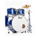 Pearl Export 22'' Rock Drum Kit w/Free Stool, High Voltage Blue - Bass Drum