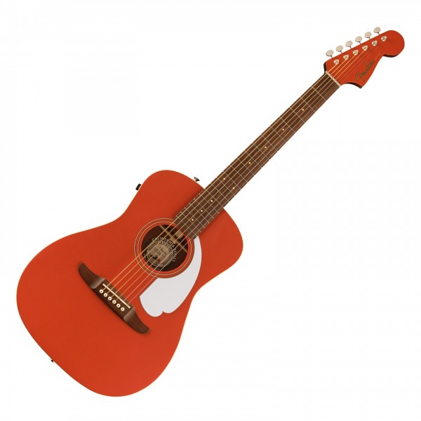 Fender Malibu Player Electro Acoustic, Fiesta Red