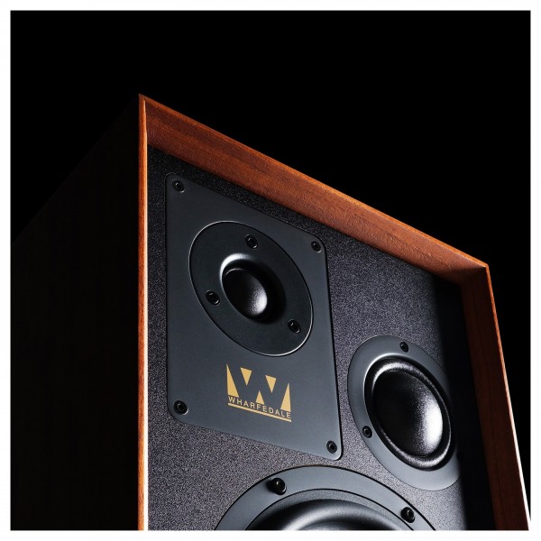Wharfedale Super Denton Bookshelf Speaker, Mahogany Lifestyle View 3