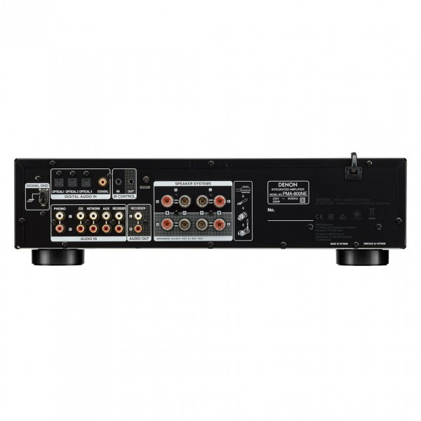 Denon PMA-800NE Stereo Integrated Amplifier, Black at AV.com