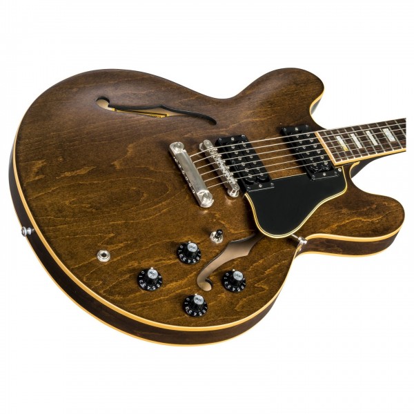 Gibson ES-335 Satin, Walnut na Gear4Music.com
