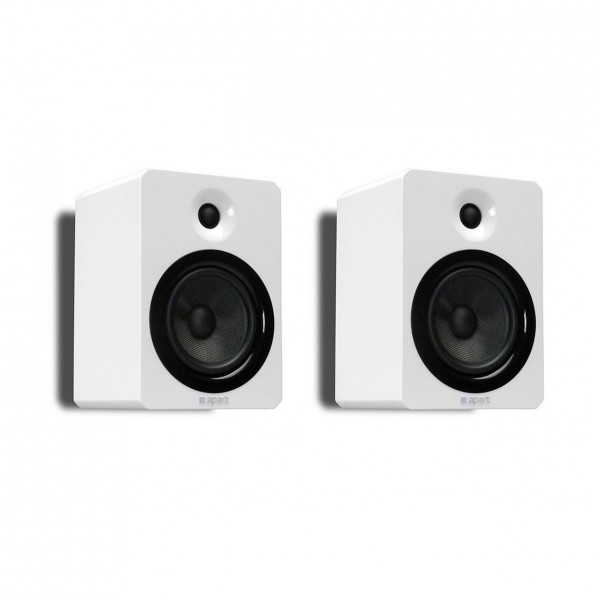 APart VINCI5 2 Way Hi-Fi Loudspeaker (Pair), White - no grille