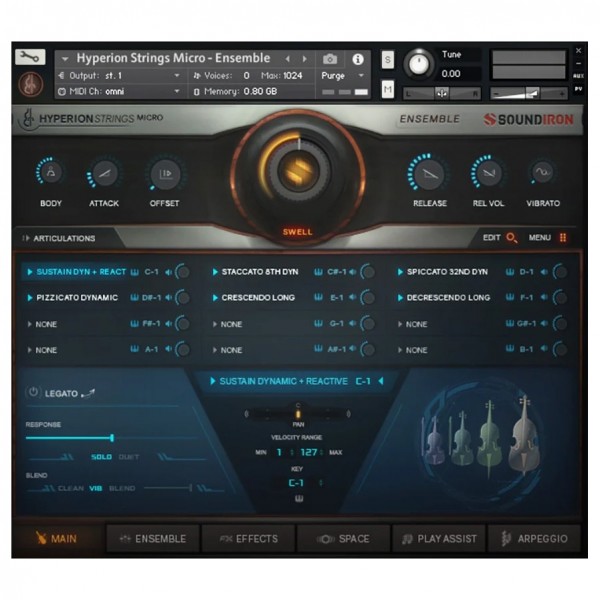 SoundIron Hyperion Strings Micro