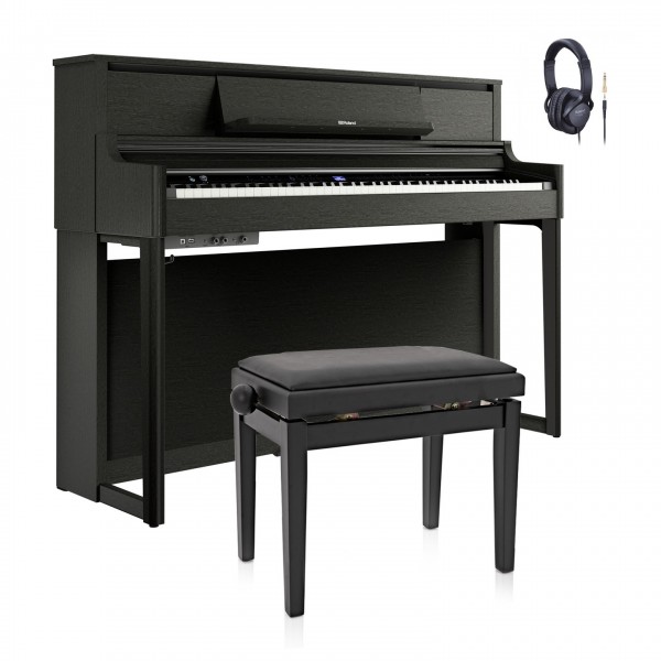 Roland LX-5 Digital Piano, Charcoal Black Bundle