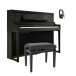 Roland LX-6 Digital Piano, Charcoal Black Bundle