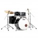 Pearl Export EXX 22'' Am. Fusion Drums, Jet Black