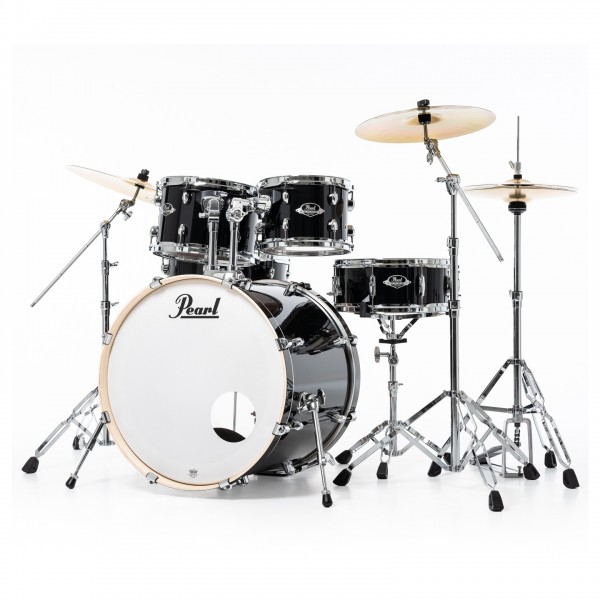 Pearl Export EXX 22'' Am. Fusion Drums, Jet Black - Angle 2