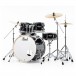 Pearl Export EXX 22'' Am. Fusion Drums, Jet Black - Angle 2