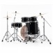 Pearl Export EXX 22'' Am. Fusion Drums, Jet Black - Rear Angle 2