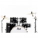 Pearl Export EXX 22'' Am. Fusion Drums, Jet Black - Rack Toms