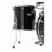 Pearl Export 22'' Am. Fusion Drum Kit w/Free Stool, Jet Black - Floor Tom