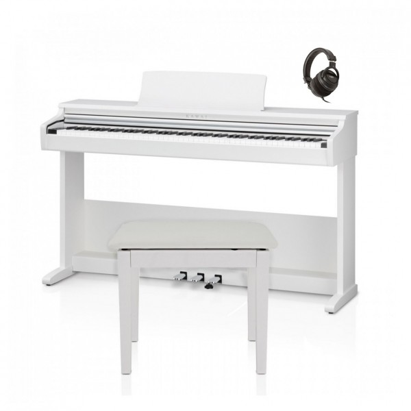 Kawai KDP75 Digital Piano Package, Satin White