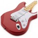 LA Select Electric Guitar by Gear4music, Poppy Red