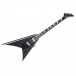 Jackson JS32 King V, Black w/ White Bevels - Angle