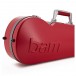 BAM Graffiti Hightech Contoured Violin Case, Raspberry Red & Silver