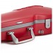 vBAM Graffiti Hightech Contoured Violin Case, Raspberry Red & Silver