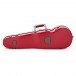 BAM Graffiti Hightech Contoured Violin Case, Raspberry Red & Silver