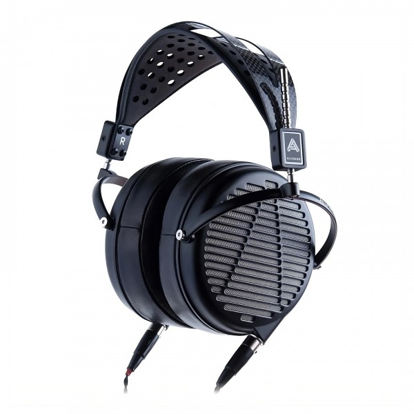 Audeze LCD-MX4 Open-Back Headphones with Case, Leather - Angled