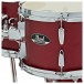 Pearl Roadshow 5pc Compact Drum Kit w/Sabian Cymbals, Matte Red