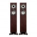Tannoy Revolution XT 6F Floorstanding Speakers (Pair), Dark Walnut Front View
