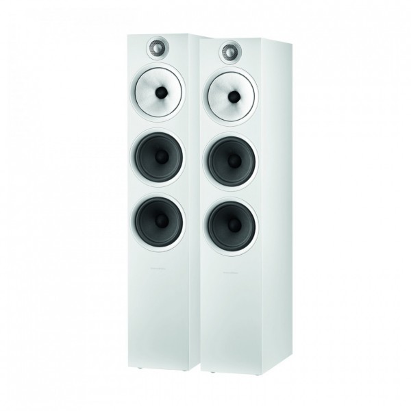 Bowers & Wilkins 603 S2 Floorstanding Speaker (Pair), White at AV.com
