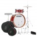 Tama Club-JAM Mini Gig Pack mit Hardware und Taschen, Candy Apple Mist