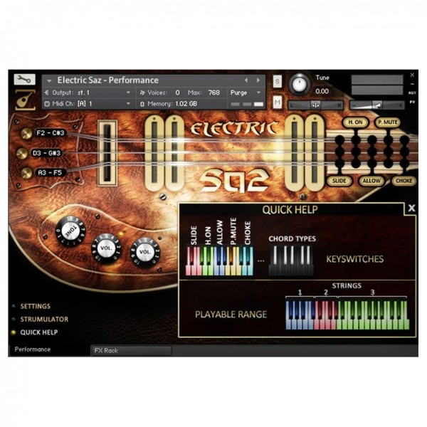 SoundIron Electric Saz