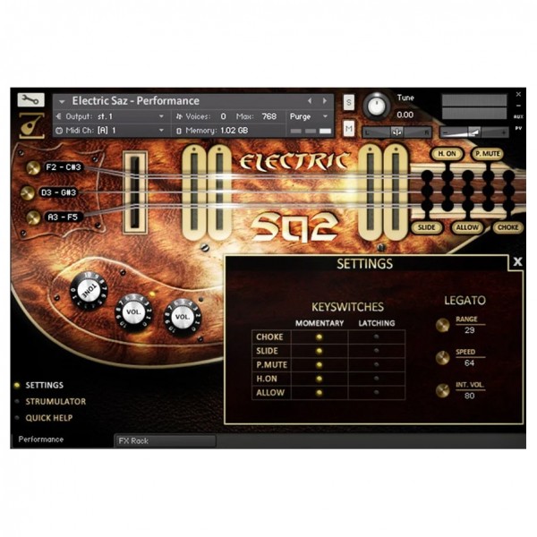 SoundIron Electric Saz