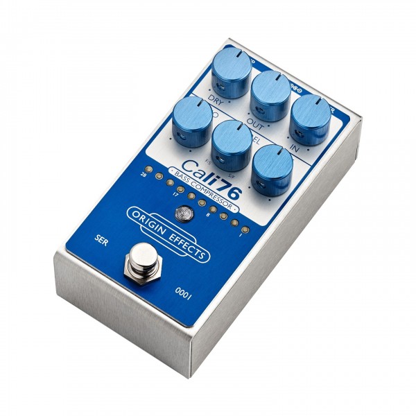 ベース Origin Effects Cali76 Bass Compressor Origin Effects Kompresor basowy Cali76, Super Vintage Blue