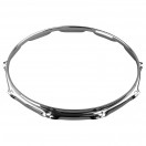 Shaw 14'' 10 Lug Snare Side Triple Flange Drum Hoop, Chrome