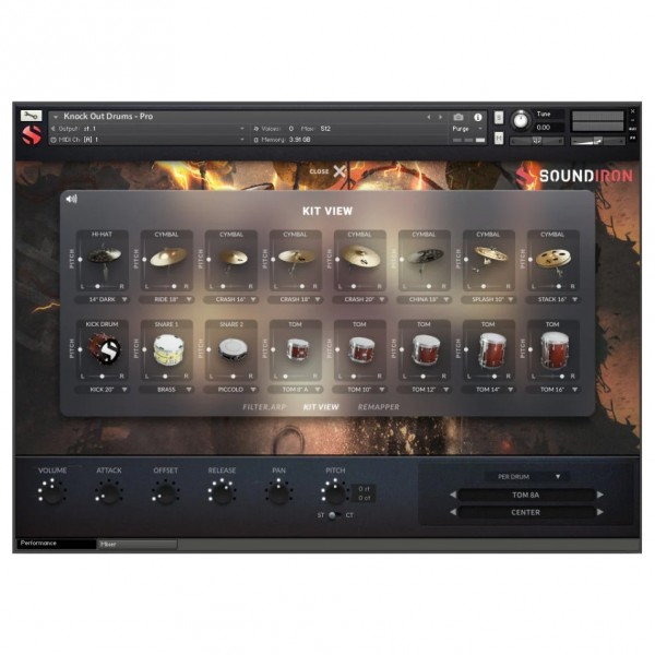 SoundIron Knockout Drums
