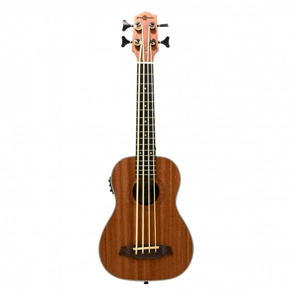 Deluxe Electro Ukulele Bass by Gear4music, Sapele - Secondhand