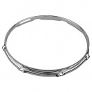 Shaw 14'' 8 Lug Snare Side Triple Flange Drum Hoop, Chrome