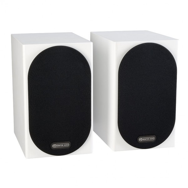 Monitor Audio Silver 50 Satin White Bookshelf Speakers (Pair)