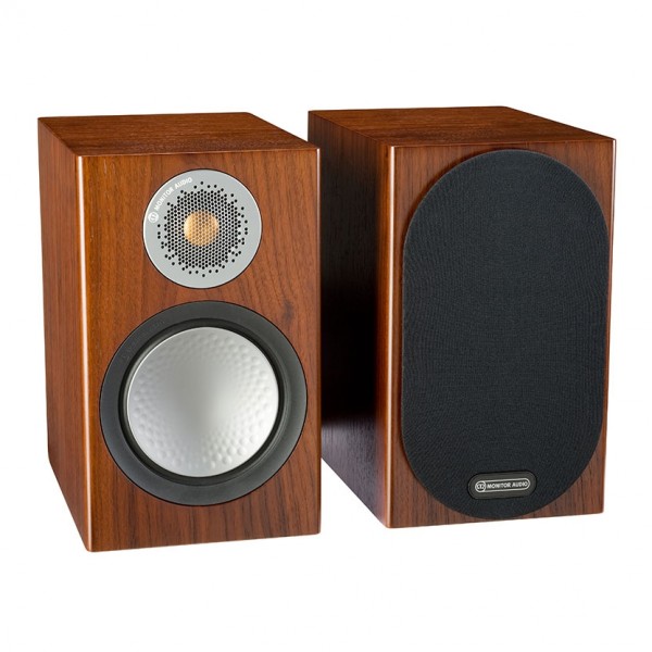 Monitor Audio Silver 50 Walnut Bookshelf Speakers (Pair)