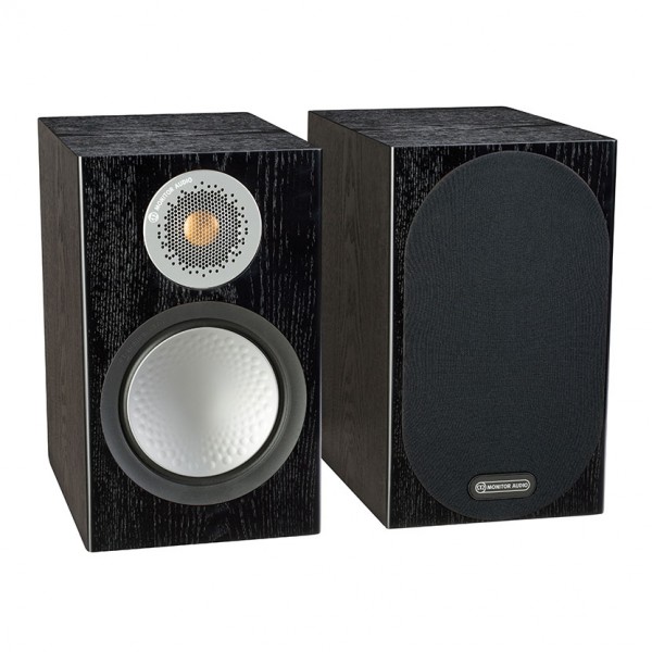 Monitor Audio Silver 50 Black Oak Bookshelf Speakers (Pair)