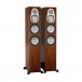 Monitor Audio Silver 300 Floorstanding Speaker (Pair), Walnut