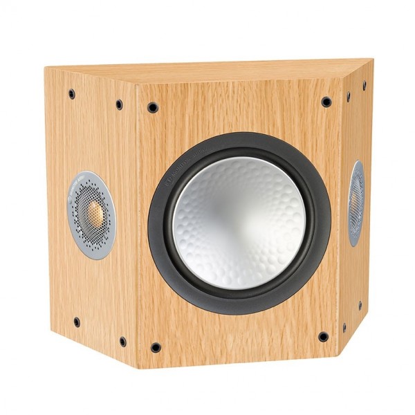 Monitor Audio Silver 6G FX Surround Speakers (Pair), Natural Oak