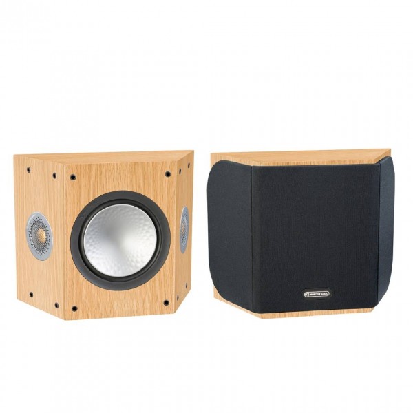 Monitor Audio Silver 6G FX Surround Speakers (Pair), Natural Oak