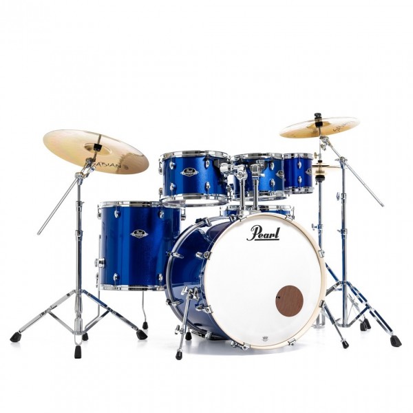 Pearl Export EXX 22'' 6pc Drum Kit, High Voltage Blue